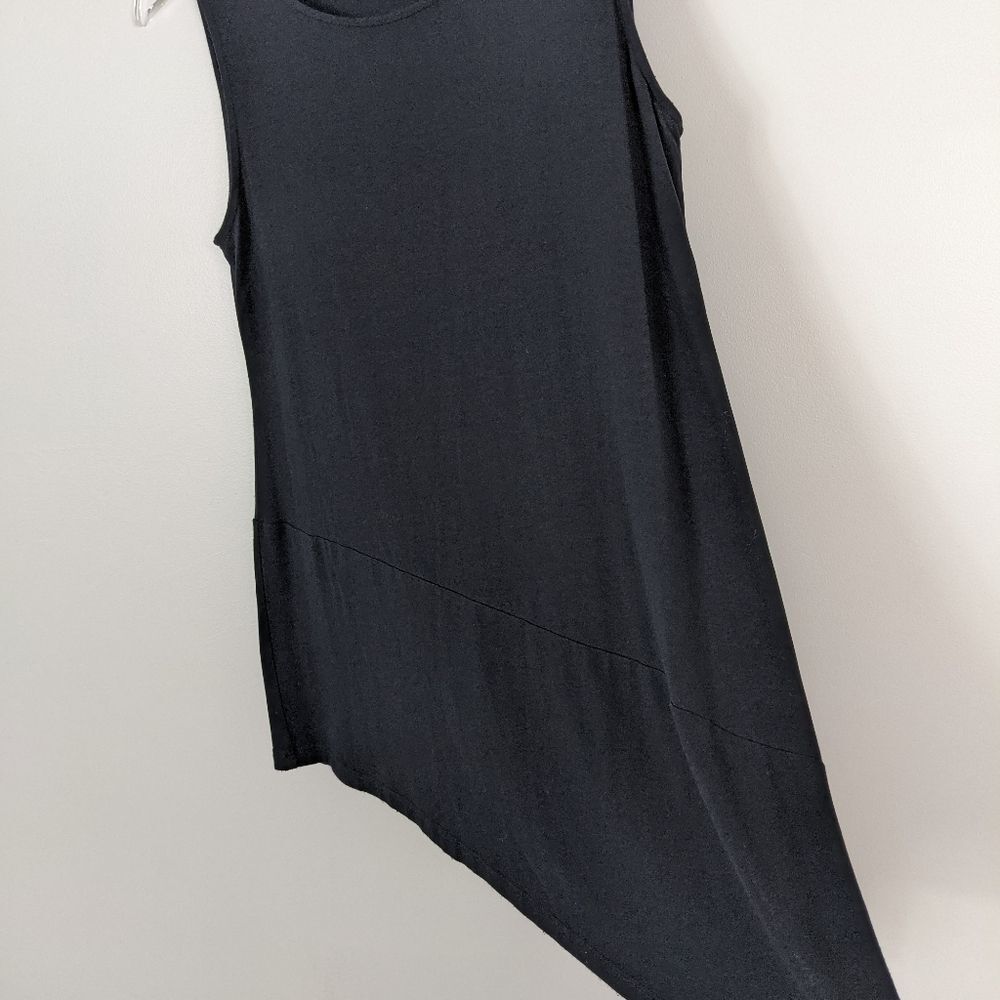 Eileen Fisher Black Sleeveless Tunic Top Women's XS - Picture 6 of 9